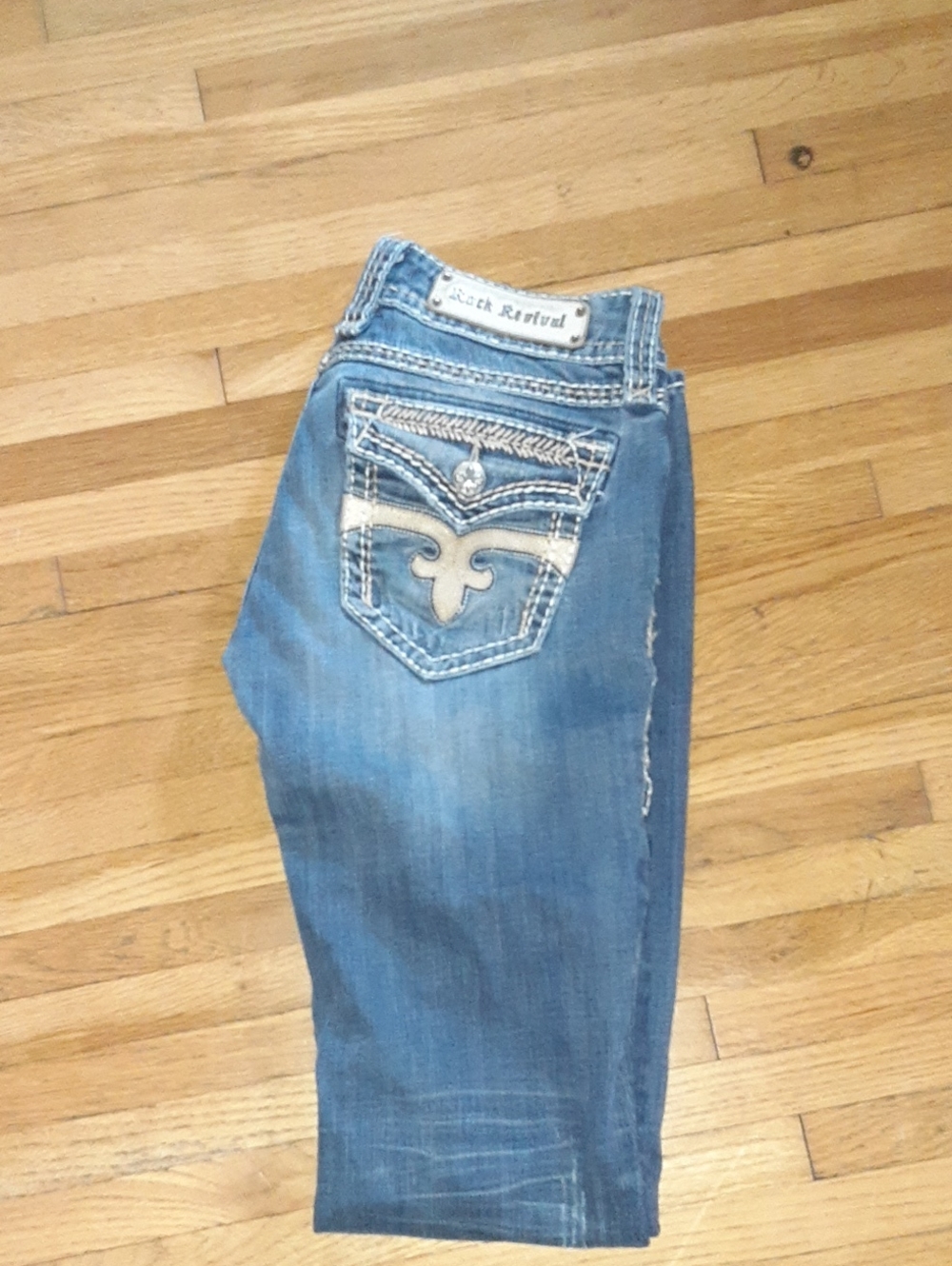Rock Revival Women’s Boot Cut Jeans in Medium Blue Wash